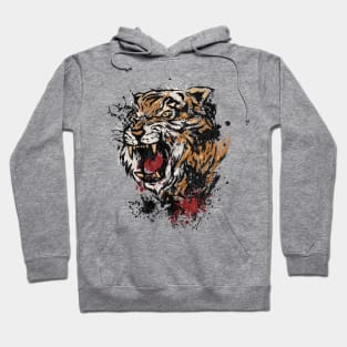 Tiger paint Hoodie